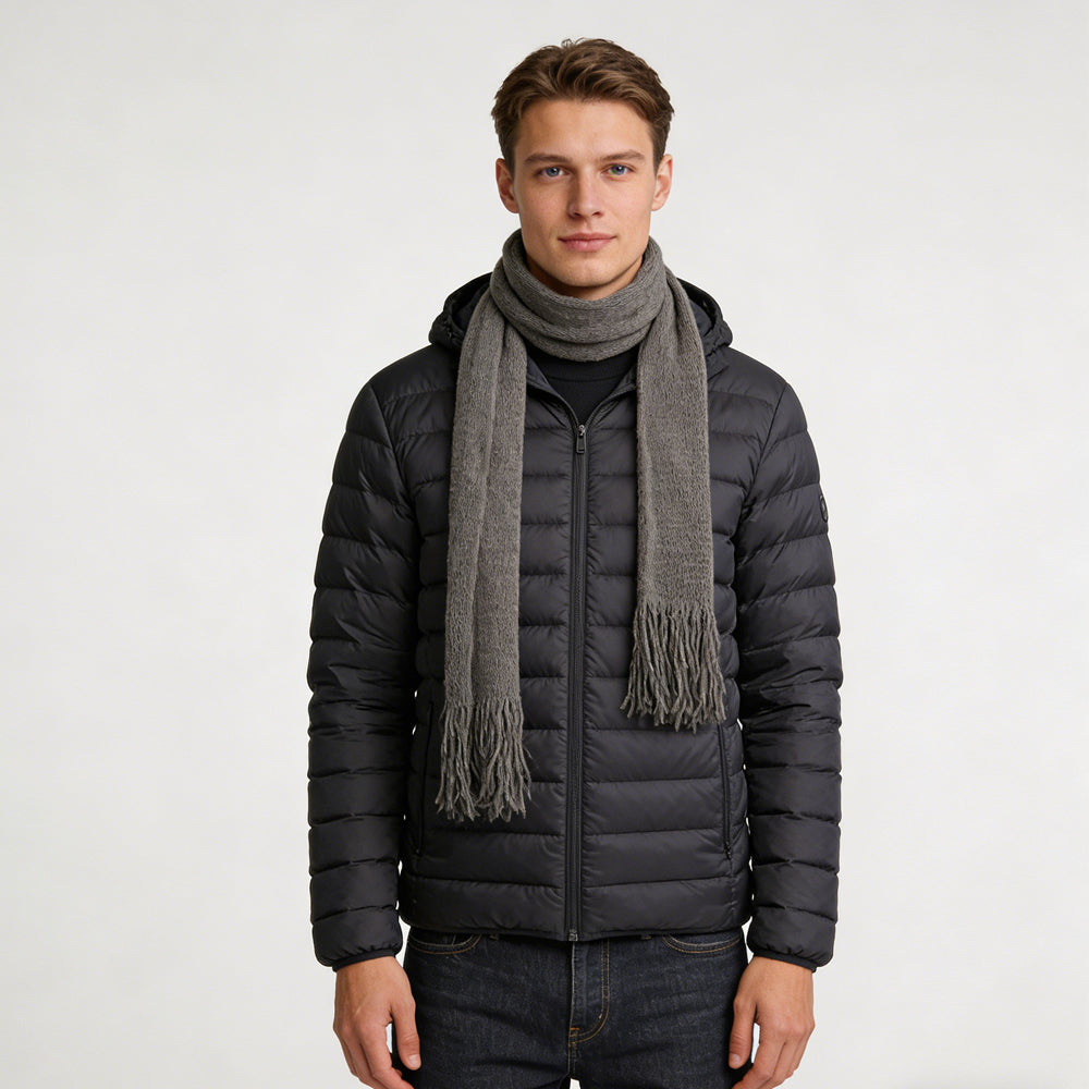 Lightweight Grey Skinny Scarf,Narrow Width For Modern Layered Looks,vacation,daily Life,evening Party,Office Appropriate Subtlety For Women Men,for Casual Outfits