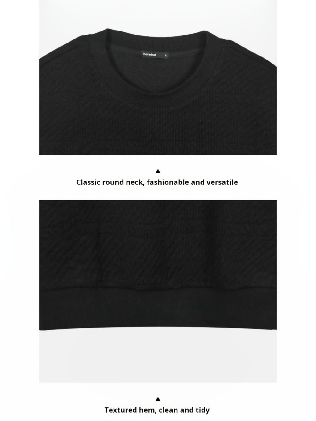 Export Quality English European And American Sizes Jacquard Round Neck Hoodie For Men And Women