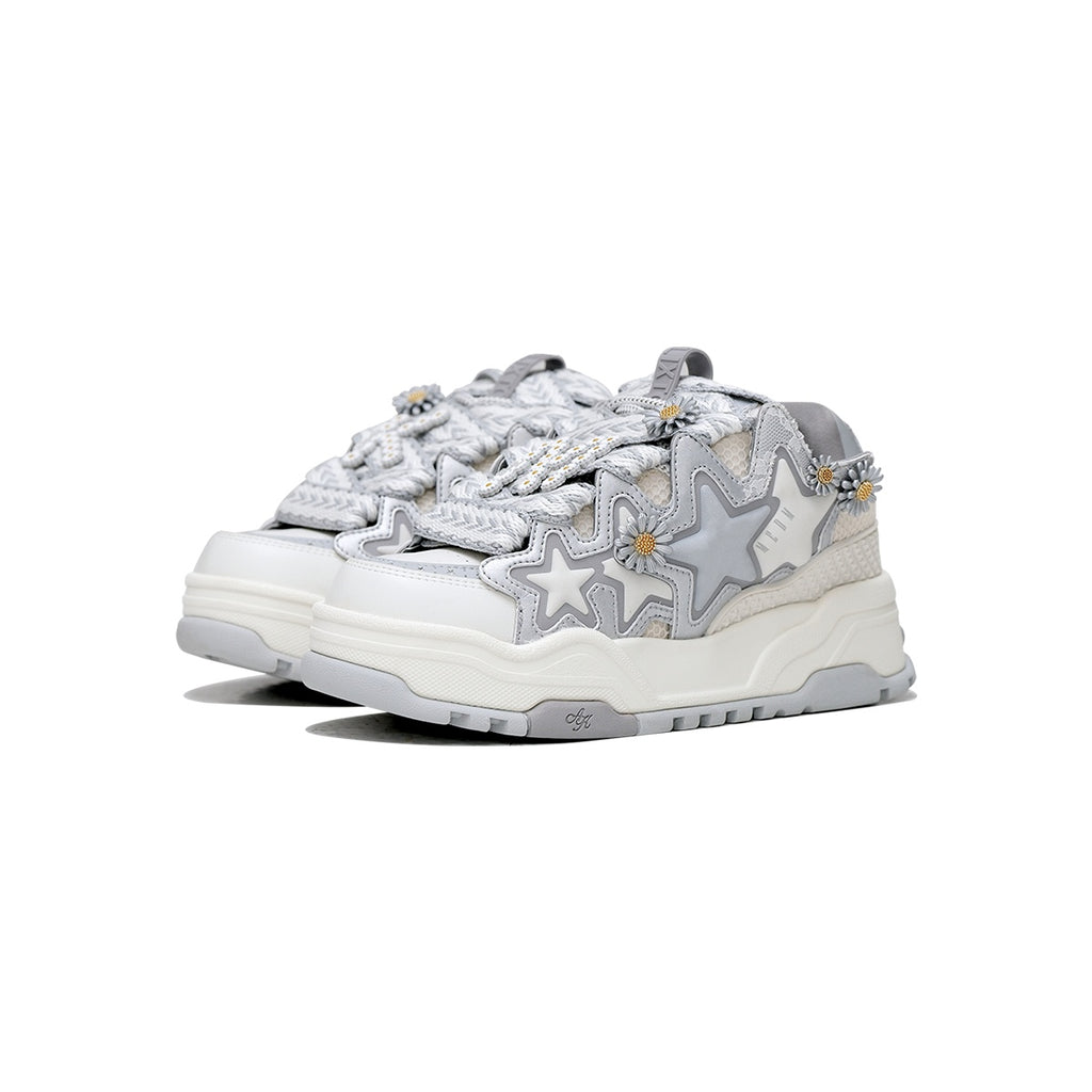 KAALIXTO--Daisy Bread Shoes-Grey - Unisex