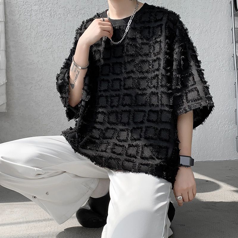 T-shirt homme style tendance haut de gamme à manches courtes