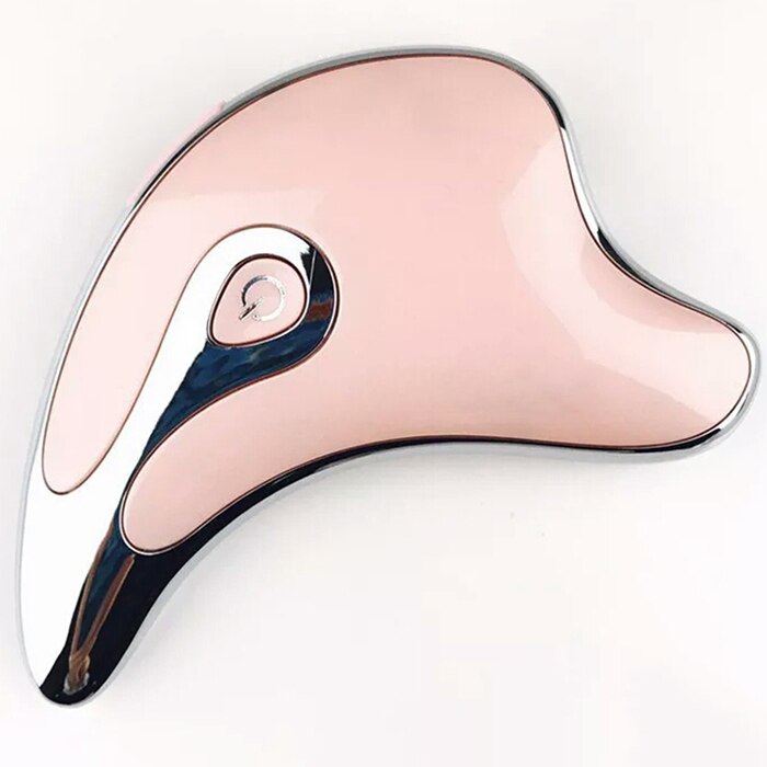 Appareil de massage facial Gua Sha avec microcourant LED pour un lifting et un amincissement du visage. Massage corporel électrique à la gouache.