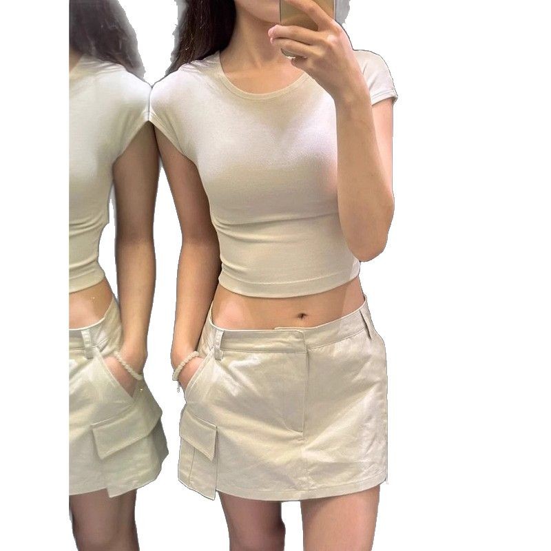 Sweet And Spicy Off-shoulder Cropped Top