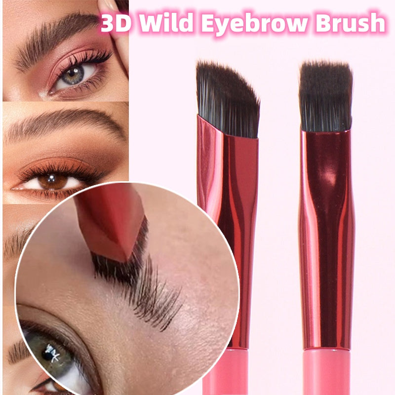 Pinceau à sourcils Wild 3D stéréoscopique, pinceau pour sourcils effet poil à poil, pinceau correcteur