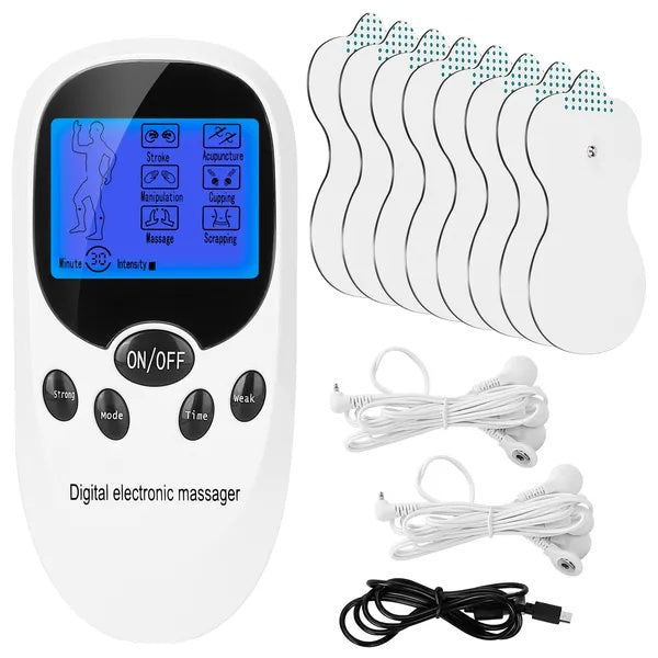 Electric Muscle Stimulator Dual Channels Pulse Massager