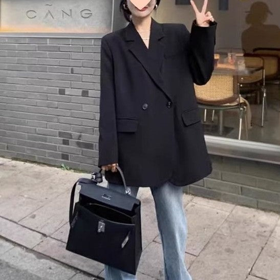 Relaxed Casual All-match Regular-shoulder Blazer