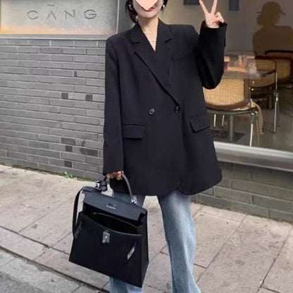 Relaxed Casual All-match Regular-shoulder Blazer