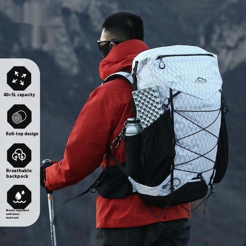 Sac à dos d'alpinisme grande capacité, imperméable, pour le camping et le tout-terrain