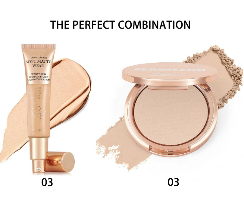 Poudre compacte matifiante PHOFAY