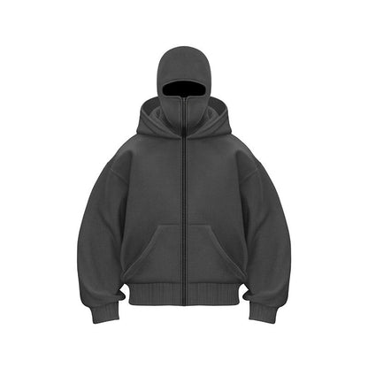 Men's And Women's Double-headed Zipper Hoodie
