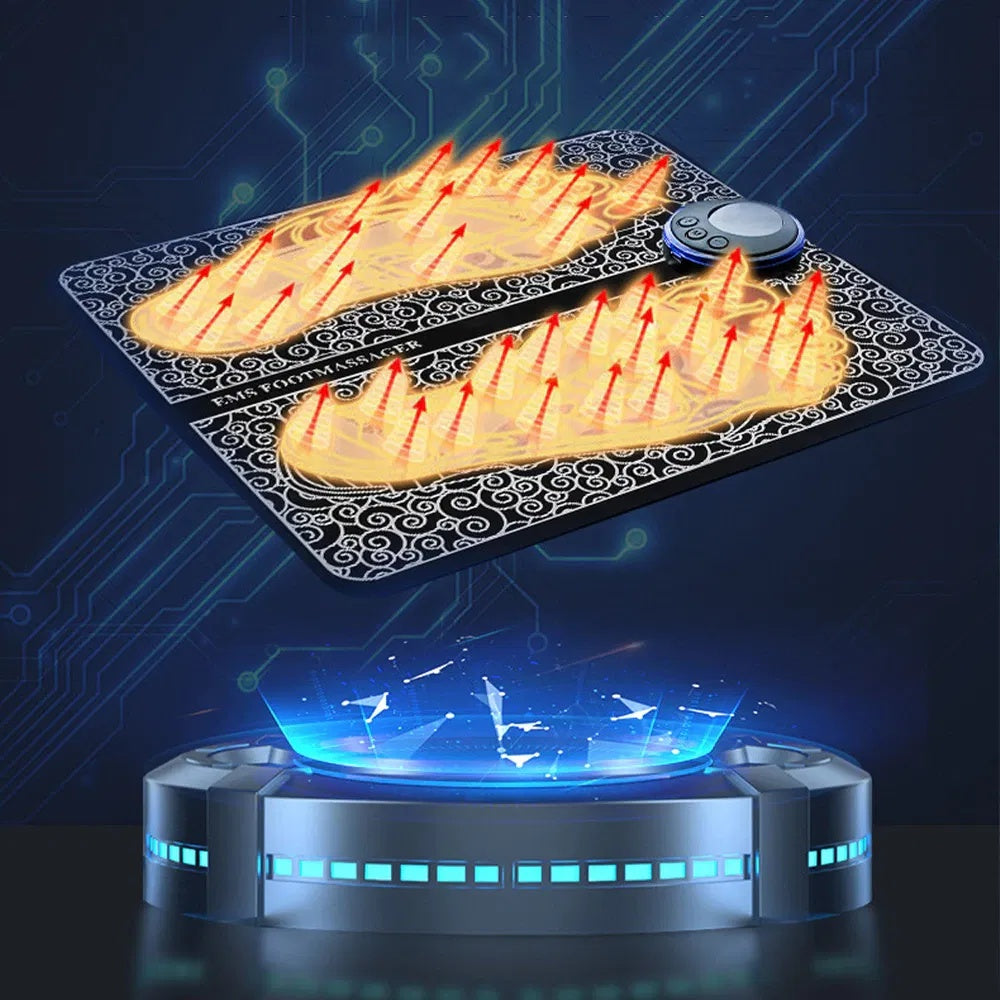 EMS Foot Massager Leg Electric Deep Reshaping Kneading Muscle Pain Relax Machine