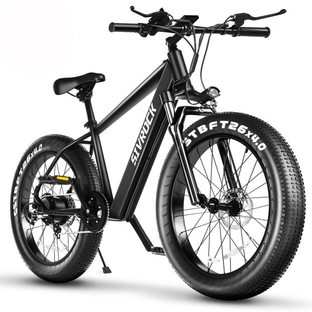 Vélo électrique professionnel pour adultes, VTT électrique à gros pneus 26 x 4 pouces, moteur 1000 W 48 V 15 Ah pour randonnées, excursions et trajets quotidiens, certifié UL et GCC