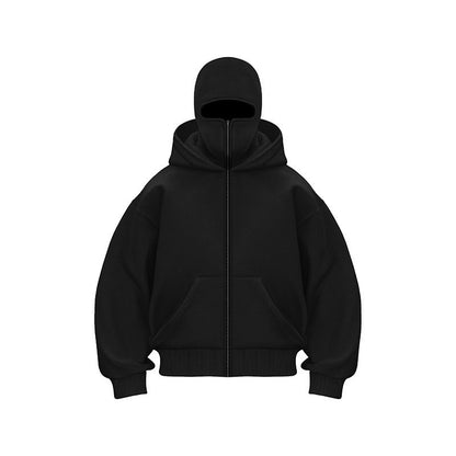 Men's And Women's Double-headed Zipper Hoodie