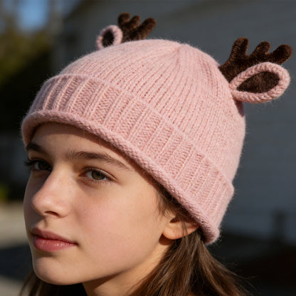 Antler Kids Bucket Hat-Pink 4969