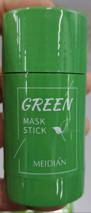 Masque purifiant au thé vert, stick d'argile, contrôle du sébum, anti-acné, éclaircissant, masque aux algues, soin de la peau