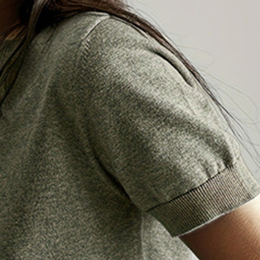 Women's Soft Stretch T-Shirt - Minimalist Everyday Top For Office & Casual Wear